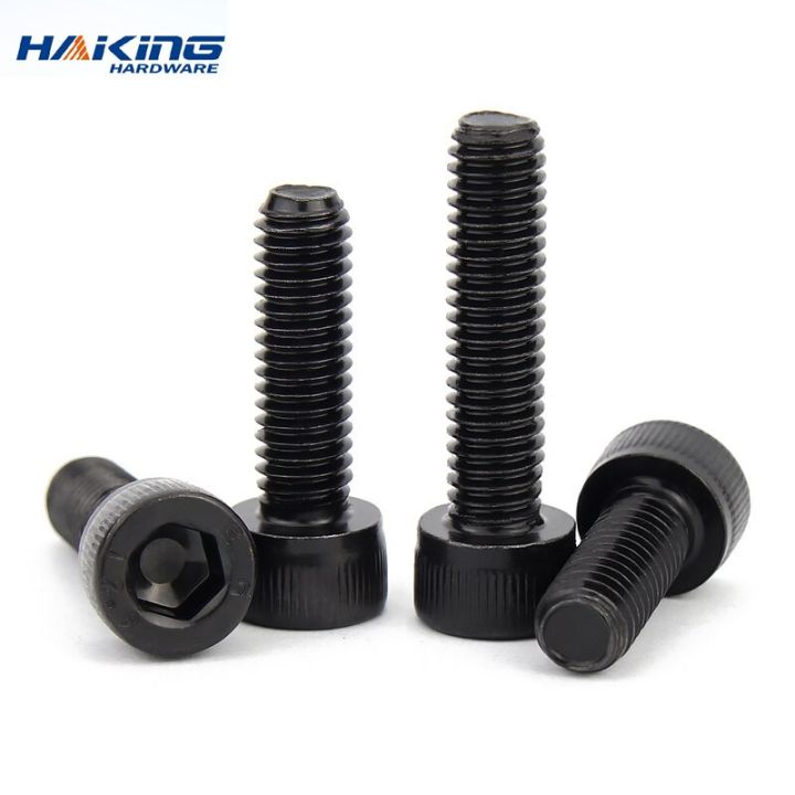 hexagon-hex-socket-cap-head-screw-bolts-m2-m2-5-m3-m4-m5-m6-m8-m10-12-9-grade-carbon-steel-allen-screw-din912-nails-screws-fasteners