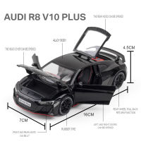 1:24 V10 PLUS Alloy Sport Race Car รุ่น Diecast &amp; ของเล่นยานพาหนะโลหะของเล่นรถรุ่น Sound Light Collection เด็กของเล่น Gift