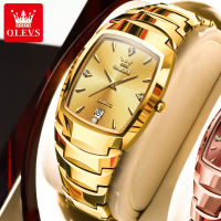 OLEVS 7006 Ceramic Band Business Watches For Men Quartz Waterproof Men Wristwatches Calendar