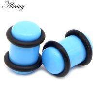 【On Sale】 laozizuishuai Alisouy 2Pcs UV Ear Guage อุโมงค์ปลั๊ก Taper ชุด Expander เนื้ออุโมงค์เจาะเครื่องประดับ1.6มม.-10มม.