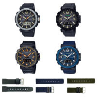 Casio Protrek นาฬิกาข้อมือผู้ชาย สายซิลิโคน / สายผ้า รุ่น PRG-600,PRG-600Y,PRG-600YB (PRG-600-1,PRG-600Y-1,PRG-600YB-1,PRG-600YB-2,PRG-600YB-3) / สาย รุ่น PRG-600