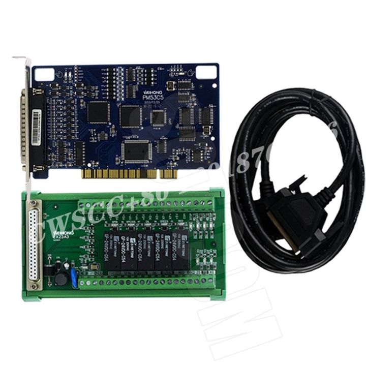 pm53c-cnc-ncstudio-3-axis-controller-control-card-xhc-lhb03b-cable-mpg-handwheel-compatible-with-weihong-v8-newcarved