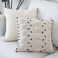 White Black Geometric cushion cover Moroccan Style pillow cover Woven for Home decoration Sofa Bed 45x45cm30x50cm