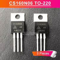 5Pcs CS160N06 A8 TO-220 CS160N06A8 CS 160N06 TO220 60V/160A N-Channel MOSFET ทรานซิสเตอร์ใหม่ Original IC