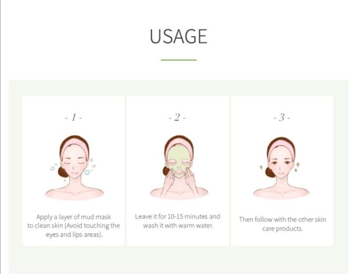 มาส์กโคลนชาเขียว-มีดินเกาลินดูดสิ่งสกปรกบนใบหน้า-matcha-mud-mask-5g