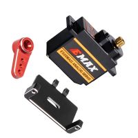 ES08MAII Steering Servo with Servo Mount and Servo Arm for Axial SCX24 1/24 RC Crawler Car Upgrades Parts Accessories