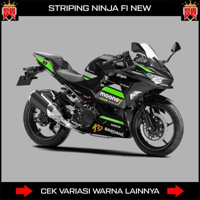 STRIPING DECAL STICKER VARIASI NINJA FI 250 2020/2022 KAWASAKI NE NINJA 250 FI 2022 MOTIP MOONEY