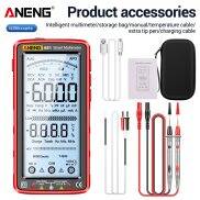 ANENG Đồng Hồ Vạn Năng Thông Minh 682 681 Ampe Kế AC DC Màn Hình Màu Lớn
