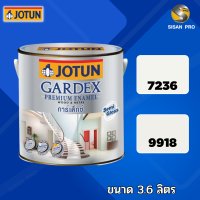 Jotun Gardex Premium Enamel Semigloss โจตัน การ์เด็กซ์ พรีเมียม อีนาเมล สีเคลือบกึ่งเงา เบส A 3.6 ลิตร