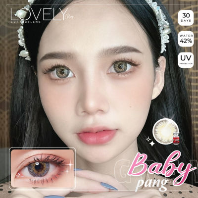 📌 สุดปัง มีค่าสายตา 📌 Lovelylens Azahe Becky  Baby Pang  Gray Brown  บิ๊กอาย สุดปัง คอนแทคเลนส์ รายเดือน มีอย แถมตลับฟรี  เลนส์นิ่ม สวยปังมาก