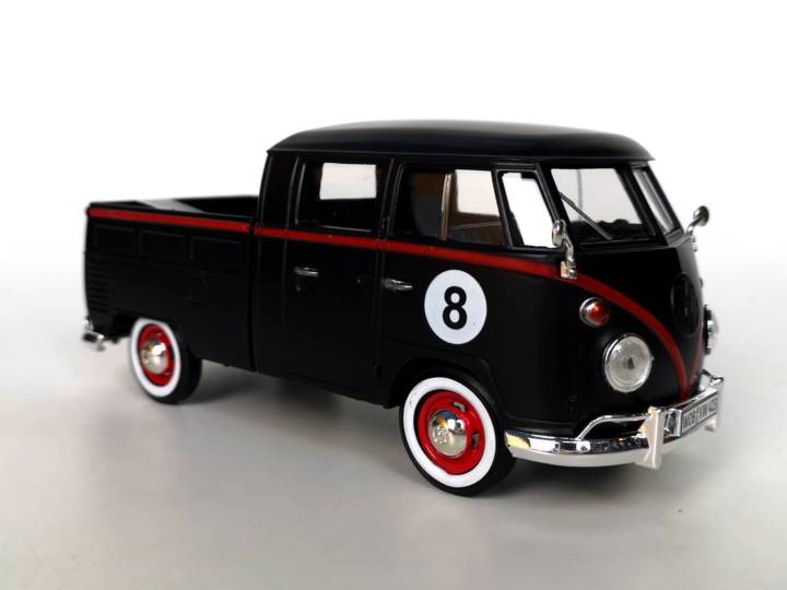 โมเดลรถเหล็กรถ-โฟล์ค-ตู้-vw-bus-t1-volkswagen-double-cab-pickup-scale-1-24