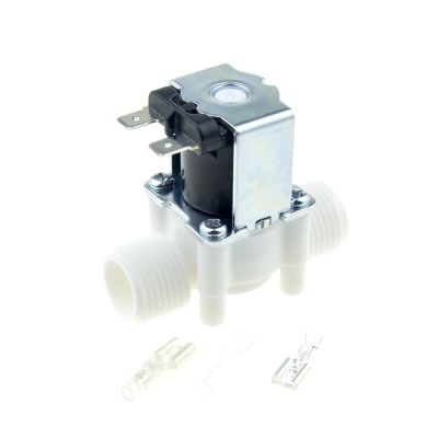 1/2 BSP Male Thread Electric Plastic Solenoid Valve 12V 24V 220V Normal Closed Inlet Water valve RO Water Reverse Osmosis System