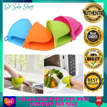 1PC Kitchen Baking Oven Mitts Silicone Heat Resistant Pinch Mitts