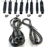 ♗ 4pin 5pin 6pin 8pin Male to Female Cord Car DVR Camera Extension connector Cables HD Monitor Vehicle Rear View Camera Wire M20