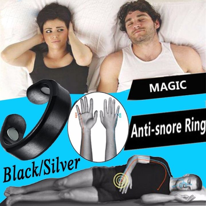Anti Snoring Ring Stopper Sleeping Breath Aid Acupressure