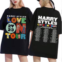 Love On 2023ทัวร์เสื้อยืดวินเทจฮาราจูกุสำหรับผู้ชายผู้หญิงเสื้อยืดลำลองแขนสั้นผ้าคอตตอนเสื้อผ้าแนวสตรีท