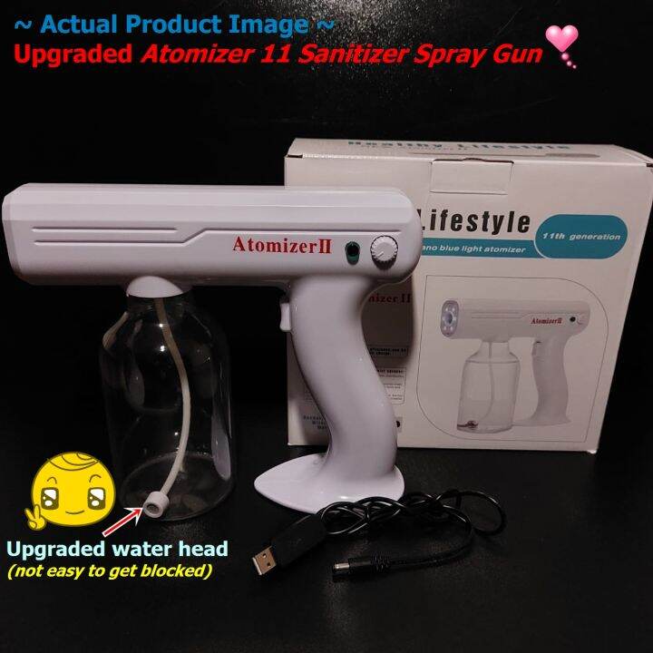 JTY Ready Stock Atomizer 11 Wireless Charging Nano Blue Light