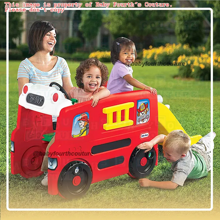 little tikes fire truck activity gym