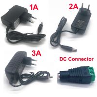 EU Plug AC 100-240V To DC 12V 1A 2A 3A 12W 24W 36W Power Supply Adapter Cord for LED Strip light / with connector Electrical Circuitry Parts