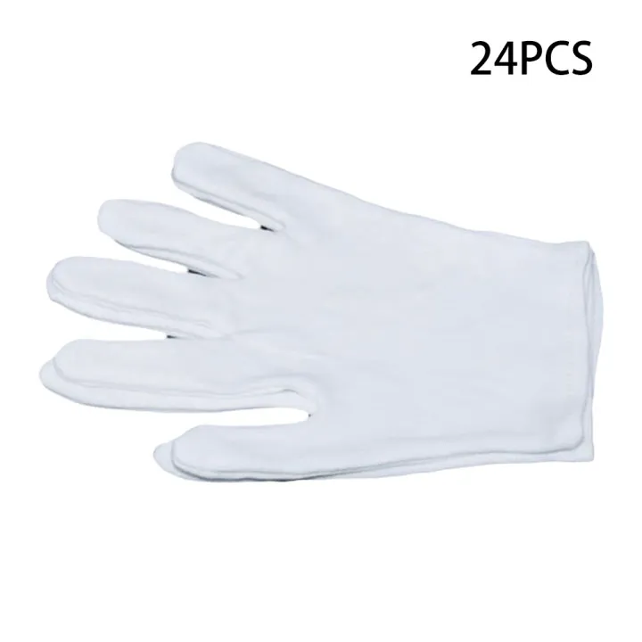 long fabric gloves