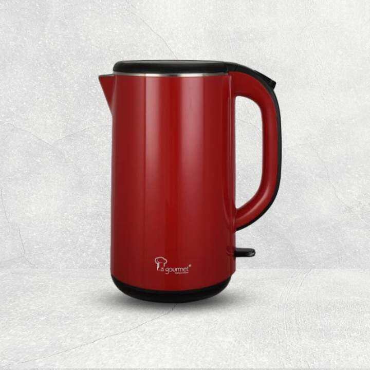 La Gourmet Healthy Seamless Electric Kettle 1.8l, Imperial Red 