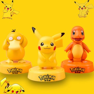 【LZ】✽  Pokemon Pikachu Fragrância Carro Kawaii Charmander Bulbasaur Fragrância Carro Desodorante Perfume Difusor Porta Fragrância Ornamento