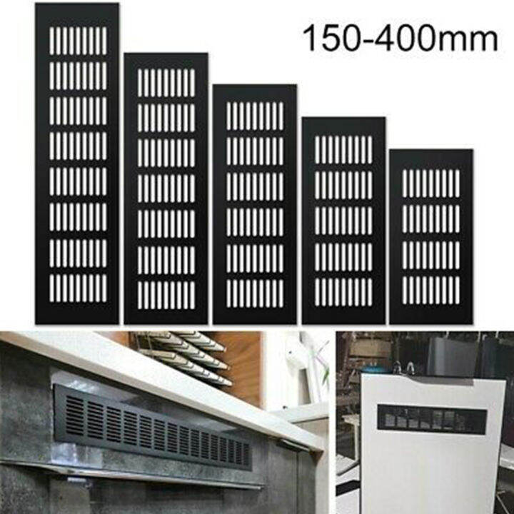 Aluminium Rectangular Wardrobe Air Vent Grille Ventilation