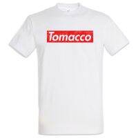 เสื้อยืดผ้าฝ้าย พิมพ์ลายโลโก้ Tomacco Sign Smoker Tobacco Tomato Smoker Smoking Gardener IAkmpe49LGjjip19Size S-5XL  LUO8