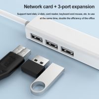 TYPE-C to RJ45 Lan Network Card 4 in 1 USB 2.0 Hub For Laptop Adapter Computer 4 Port Dock Station RJ45 Notebook USB C Splitter