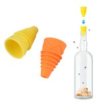 ✻℗✆ Flexible Flies Trap Funnel Reusable Silicone Fruit Fly Trap Pest Control Catcher Killer Practical Insects Trapping Funnel 1Pc