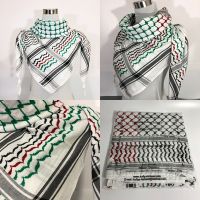 สินค้าพร้อมส่ง ผ้าพันคอ​อาหรับ Hirbawi ผ้าซาระบั่นอาราฟัต​ ผืนใหญ่​ Made in Palestine Arafat Keffiyeh