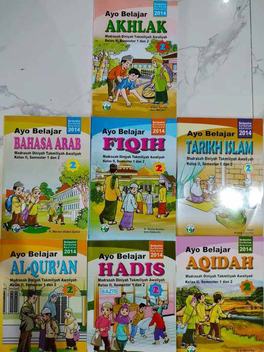 Paket Buku Madrasah Diniyah Takmiliyah Awaliyah MDTA Kelas 2 Semester 1 ...