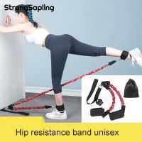 【CW】 Booty Bands Set Resistance Butt Legs Muscle Training Adjust Waist Elastic Pedal Exerciser Workout