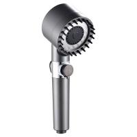 Original Wearing spray gun gray supercharged shower head shower hand-held faucet Bathroom bully strong water massage shower Strong boost