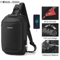 ❂✥ cri237 POTRAVEL.DESIGN 2020 Men Bag Casual Splashproof Light Weig Sling Bag Crossbody Bags Men Shoulder Bags High Quality Zippers