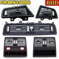 Car Front Center/Left/Right Side Air Conditioner Air Vent Grille A/C Wind Outlet Panel Without Chrome For BMW 5 Series F10 F18