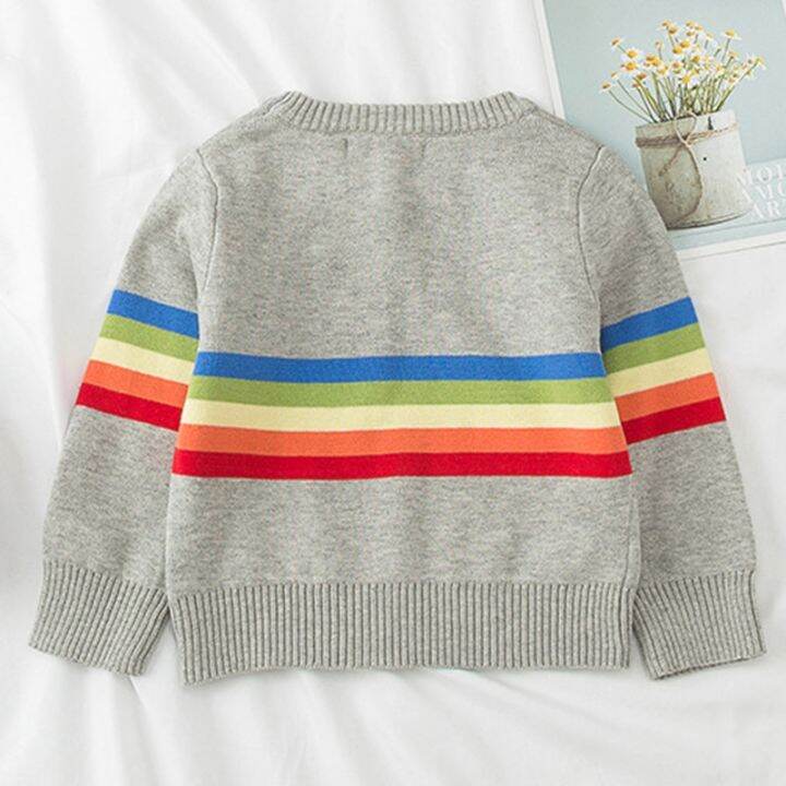 2023-kids-sweaters-winter-childrens-sweater-rainbow-striped-girls-boys-kint-sweaters-autumn-baby-warm-wool-tops-kids-clothes