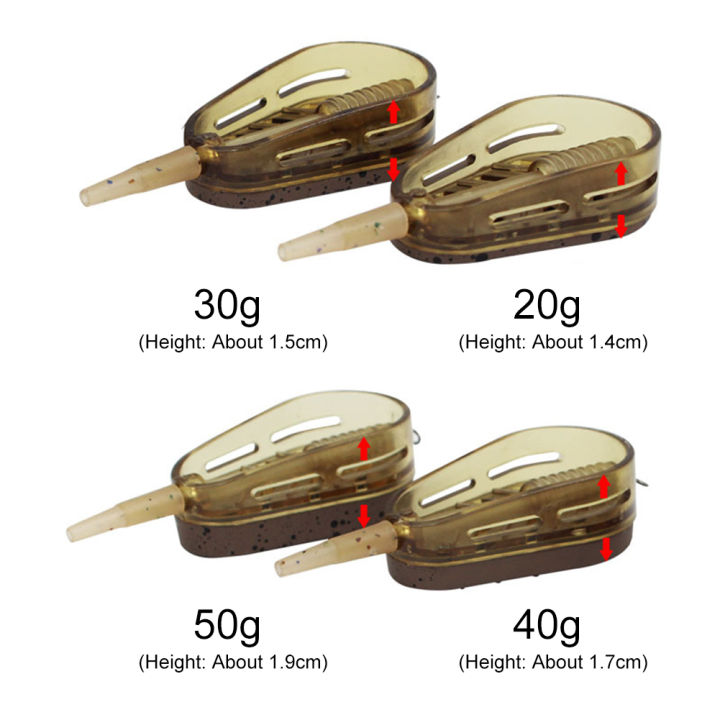 ปลาคาร์พตกปลา-feeders-เหยื่อกรง20g30g40g50g-เหยื่อระเบิดกรงตะกร้า-feeder-ผู้ถือตะขอระเบิด-tackle-อุปกรณ์เสริม