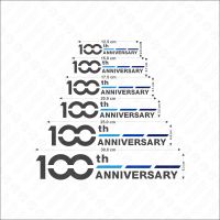 Sticker สติ๊กเกอร์100th ANNIVERSARY ✂️ สะท้อนแสง ?%แบบตัด พร้อมส่ง