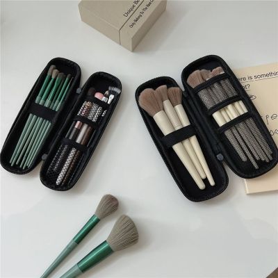 ☽●❒ Makeup Brush Bag Storage Bag Female Portable New Travel Carry Small Brush Eyebrow Pencil Eye Shadow Brush Storage Bag