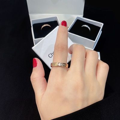 --ckjz230713❂ CK all over the sky star couple ring custom lettering niche design ins tide cold wind ring sweethearts outfit birthday