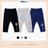 6 tháng -> 36 tháng Quần legging Dokma, chất cotton hữu cơ mềm mại,