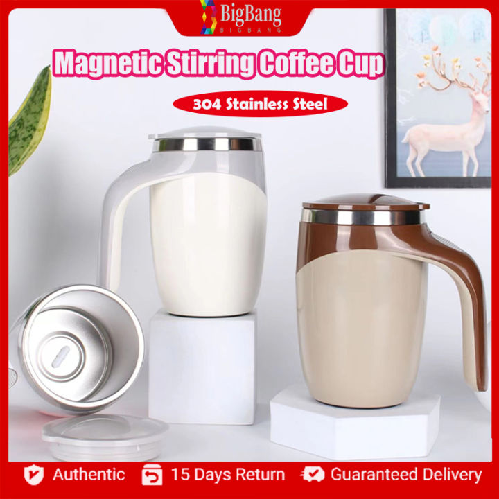 Lazy Coffee Mixer Cup, Automatic Mixer Cup, Magnetic Rotation, Electric  Milk Cup, Mug, Mug 304 Stainless Steel