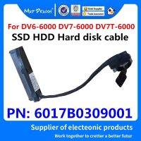 HDD เชื่อมต่อสายเคเบิ้ลสำหรับ HP P Avilion DV6-6000 DV7-6000 DV7T-6000แล็ปท็อป SATA ฮาร์ดไดรฟ์ HDD SSD เปลี่ยนลวด6017B0309001