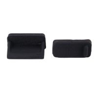 10 pcs Silicone USB port plug dustproof plug stopper protection cap black