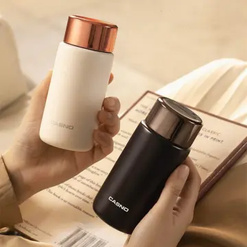 130ml Mini Coffee Cup Stainless Drinkware Thermos Cup Water Bottle Pocket Thermos Thermal Water Bottle Gold