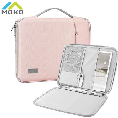 ●❏┋ Moko กระเป๋าแท็บเล็ตโพลีเอสเตอร์ 9-11 นิ้ว พร้อมกระเป๋าคู่ สําหรับ iPad Air 5/4 2022 iPad Pro 11 2021-2018 Galaxy Tab A8 10.5/Tab S8 11 นิ้ว 2022