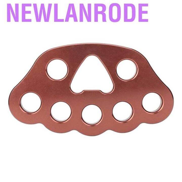 newlanrode-8หลุมเกียร์ข้อต่อจุดยึดหลายจุดสำหรับปีนเขาแผ่นที่จัดเตรียมเครื่องมืออุปกรณ์กลางแจ้ง8หลุม