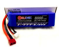 แบตเตอรี่ลิโพ Helicox 3000mah 30c (11.1)(7.4) (2เซล/3เซล) แบตลิโพ lipo