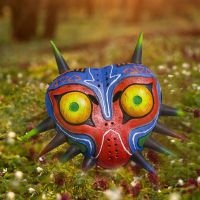 Majoras Mask Legend Of Zelda Cosplay Mask Latex Game Face Masks Halloween Costume For Adults Props Accessories